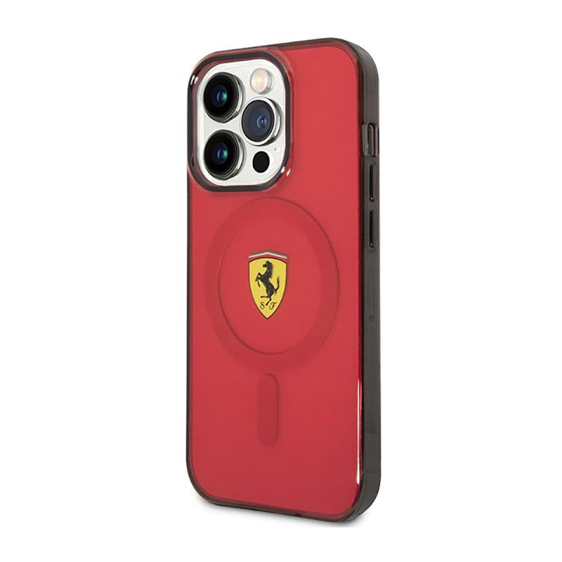 Ferrari Translucent Magsafe - Etui Iphone 14 Pro (Czerwony)