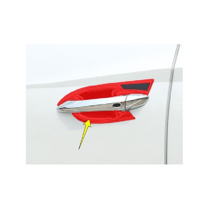 Exterior Side Door Bowl Frame Cover 4PCS For Hyundai Tucson - Bright Red