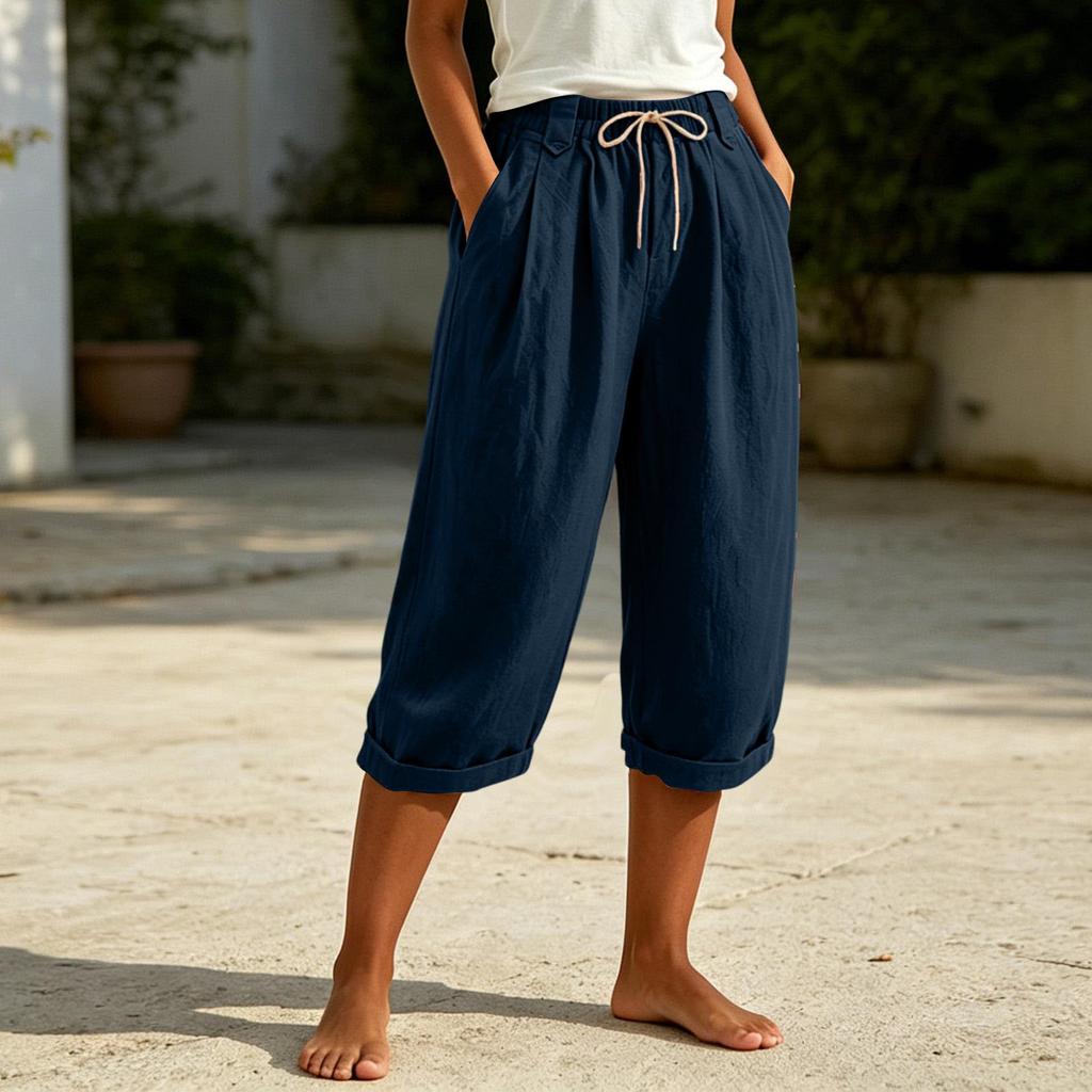 Women's Casual Pants with Pockets, Loose Fit, Relaxed for Everyday Wear