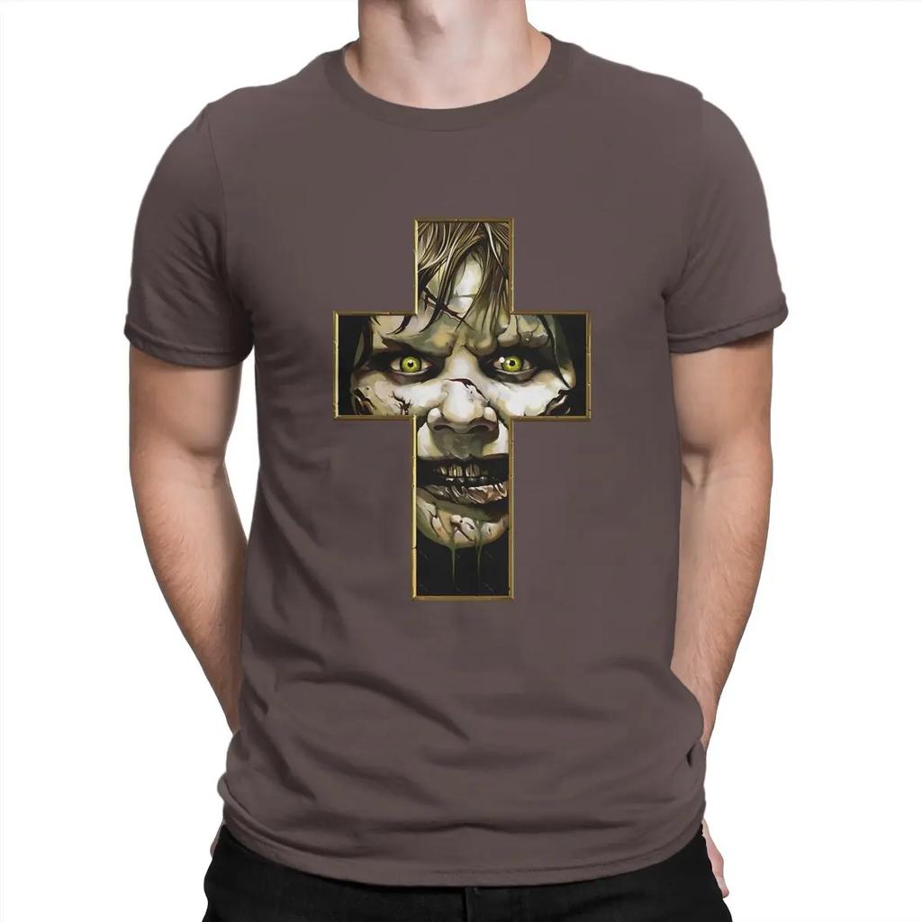 Cool Funny T-Shirt Men Round Collar 100% Cotton T Shirts T-The Exorcist Short Sleeve Tees Original Clothes