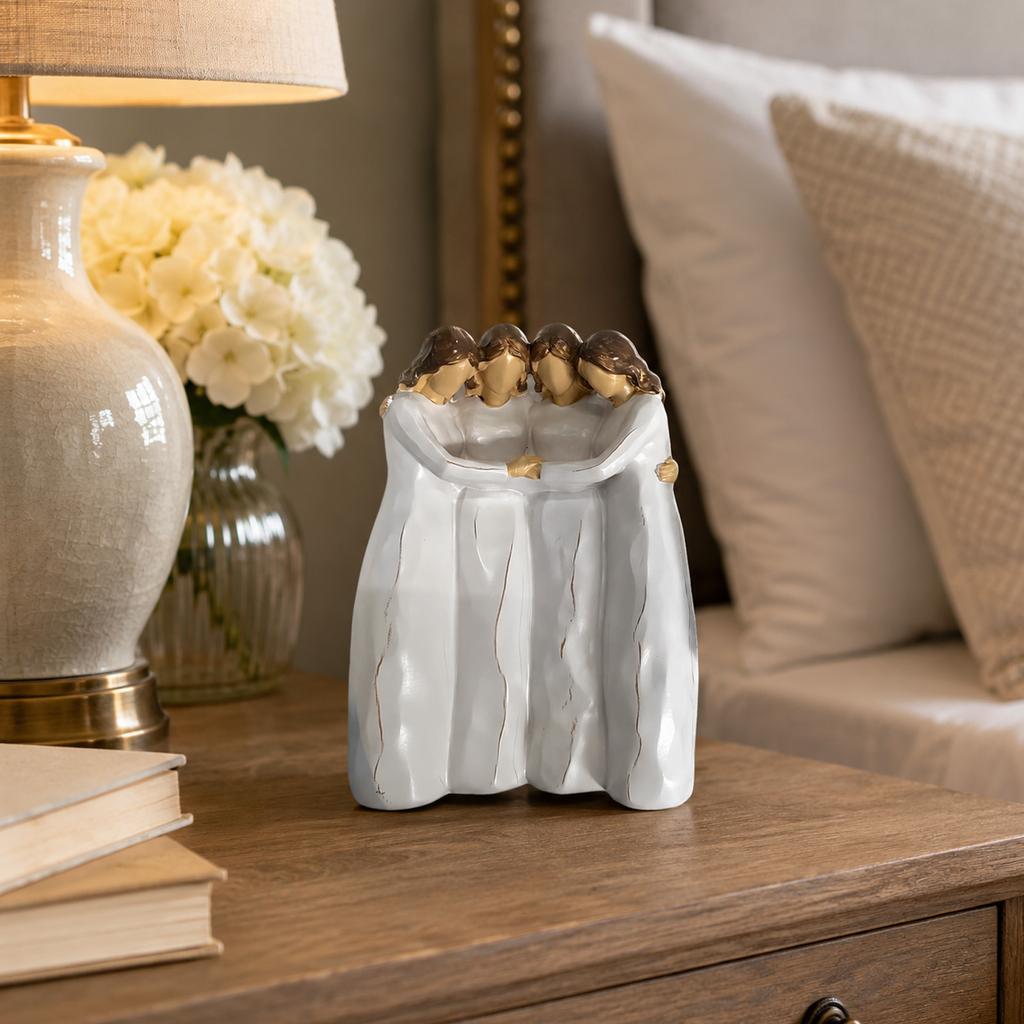 Creative Wood-look Resin Decorative Piece For Sisters And .