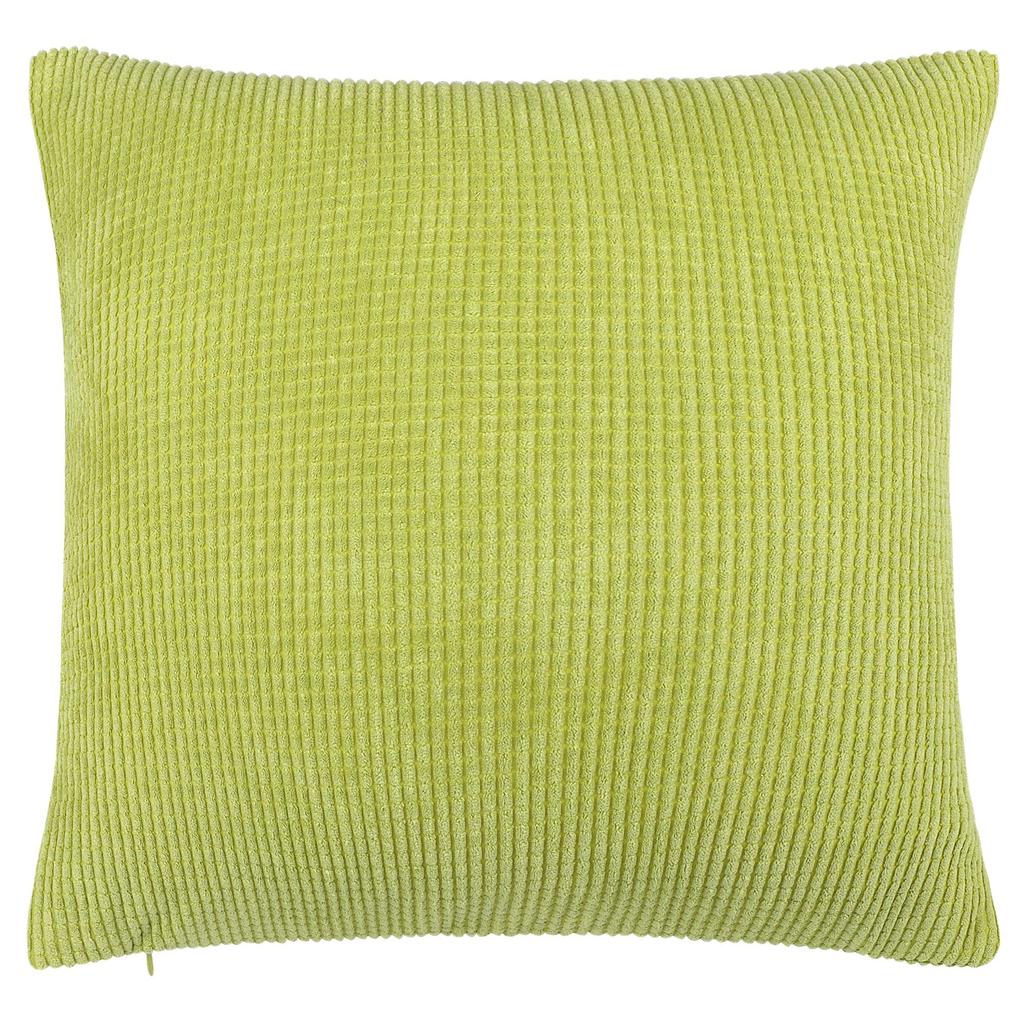 Uxcell Washable Velvet Cushion Nordic Style Toss Car Corn Stripe 65x65cm Cover, Pillowcase, Pillowcase, Sofa, Chair, Room, Decor, Green,