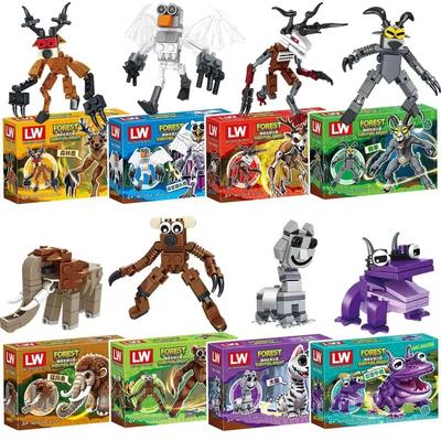 New 99 Nights In The Forest Block Toy Animal Owl Deer Figure Assembly Model Building Block Toy Gift for Children Christmas Kids