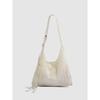 Unique large-capacity canvas bag for women, 2025 new model, versatile for daily commuting, crossbody bag for school, single-shoulder tote bag