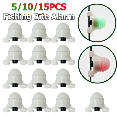 Electronic Fishing Rod Tip Clip Bell Sensitive Electronic Bite Alert Indicator LED Night Fishing Alarm Light Fishing Accessories