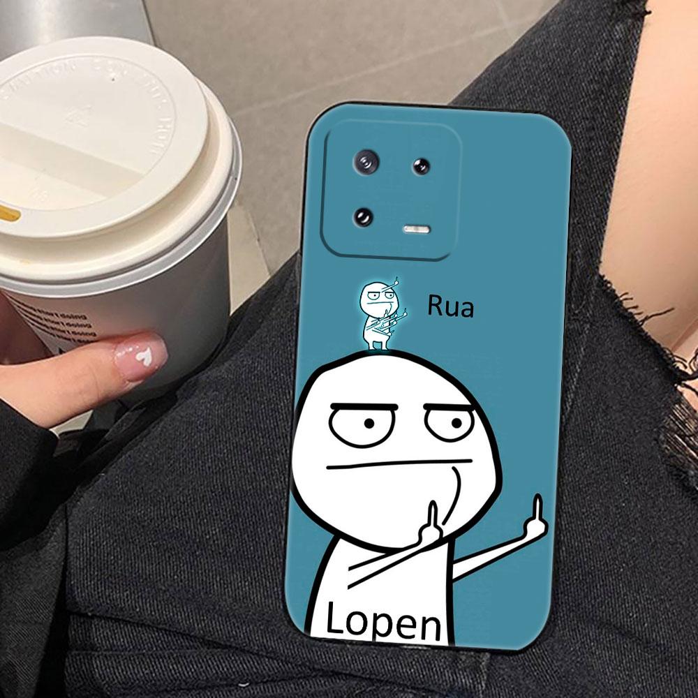 Cartoon Cute Funny Man Cover Phone Case For Xiaomi 15 15T 14 14T 13 12T 11 11T POCO F8 F7 F6 F5 X7 X5 M6 M7 PRO Ultra DIY Case