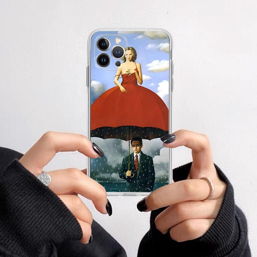 Rene Magritte Phone Case For iPhone 15 14 11 12 13 Mini Pro XS Max Cover 6 7 8 Plus X XR SE 2020 Funda Shell