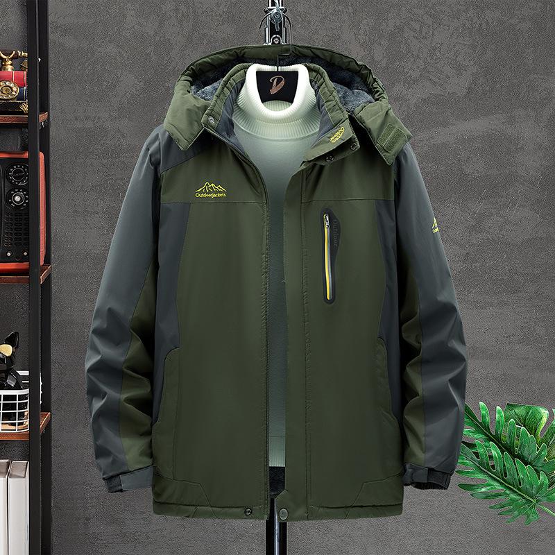 Men's Daily Cotton Jacket Short Lightweight Easy-Carry    Winter Warm Coat