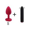 3Pcs/Set Safe Butt Plug With Crystal Detachable Jewelry Anal Plug Vagina Clitoris Vibrator Sex Toy