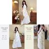 Summer Cotton Embroidery Sleeveless Dress For Beach Women With Mesh Floral Design