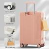 Durable Silent Wheel Trolley Case: Mother & Son Travel Suitcase with Combination Lock