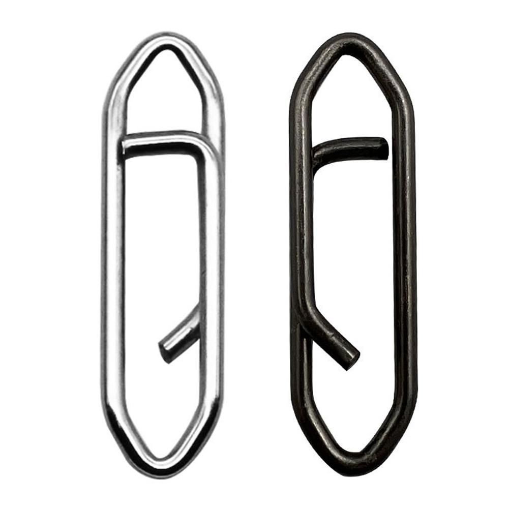 100PCS Fishing Power Speed Clips High Strength Stainless Steel Speed Clip Crankbait