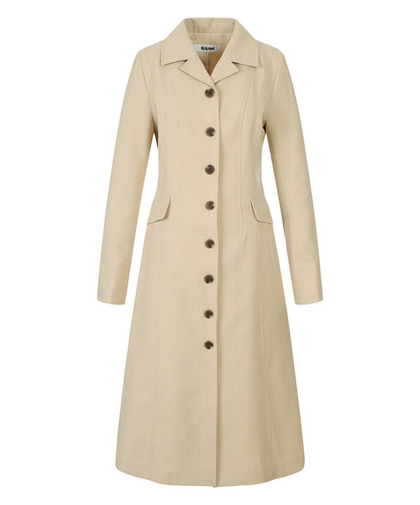 ECOLEDEPARIS Button Design Collar Dress_Rb39Woam10A