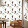 Wallpaper Bear Clouds and Trees for Living Room and Bedroom 50x1000