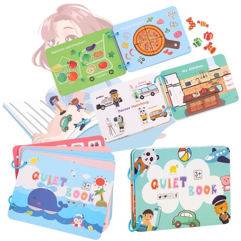 Busy Book For Children Interactive Educational Toy For Ages 4-6 Sensory Learning And Fine Motor Skills Development Yc-72