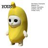Cute Desktop Ornament 3D Printed Banana Cat Figurine, Collectible Statue, Creative Delicate Texture Figurine Shape Animal Sculpture Decorations