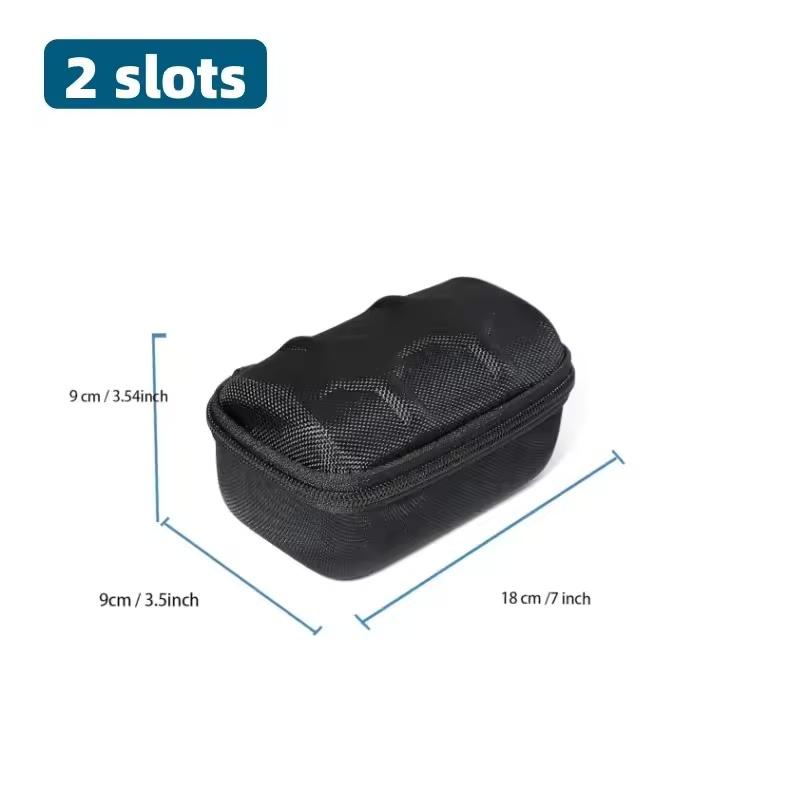 Portable Watch Travel Case, Storage Box Organizer with Sponge Insert for Apple Watch Huawei Samsung Smartwatch Multi Slot Holder