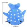 Cartoon Cute Whale Shark Plush Coin Purse Kawaii Wallet Portable Coin Bag Key Earphone Coin Organizer Pouch Zipper Bag Gift