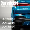 1PC Car Styling Letter Sticker Front Rear Windshield Window Door Decal For Mitsubishi Eclipse Cross GK Eclips