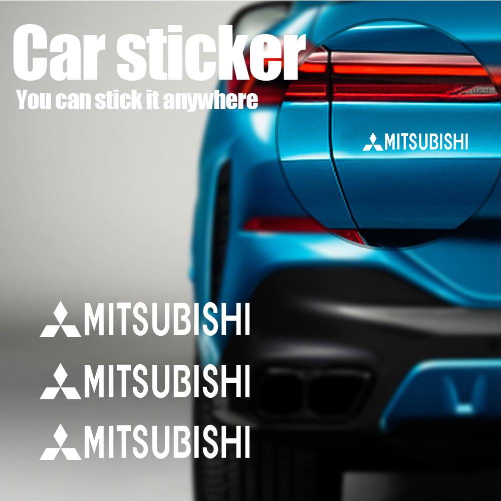 1PC Car Styling Letter Sticker Front Rear Windshield Window Door Decal For Mitsubishi Eclipse Cross GK Eclips