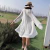 2025 Chic Loose Knit Cardigan: Women's Mid-Length, Lightweight, Sun-Protective Summer Wear