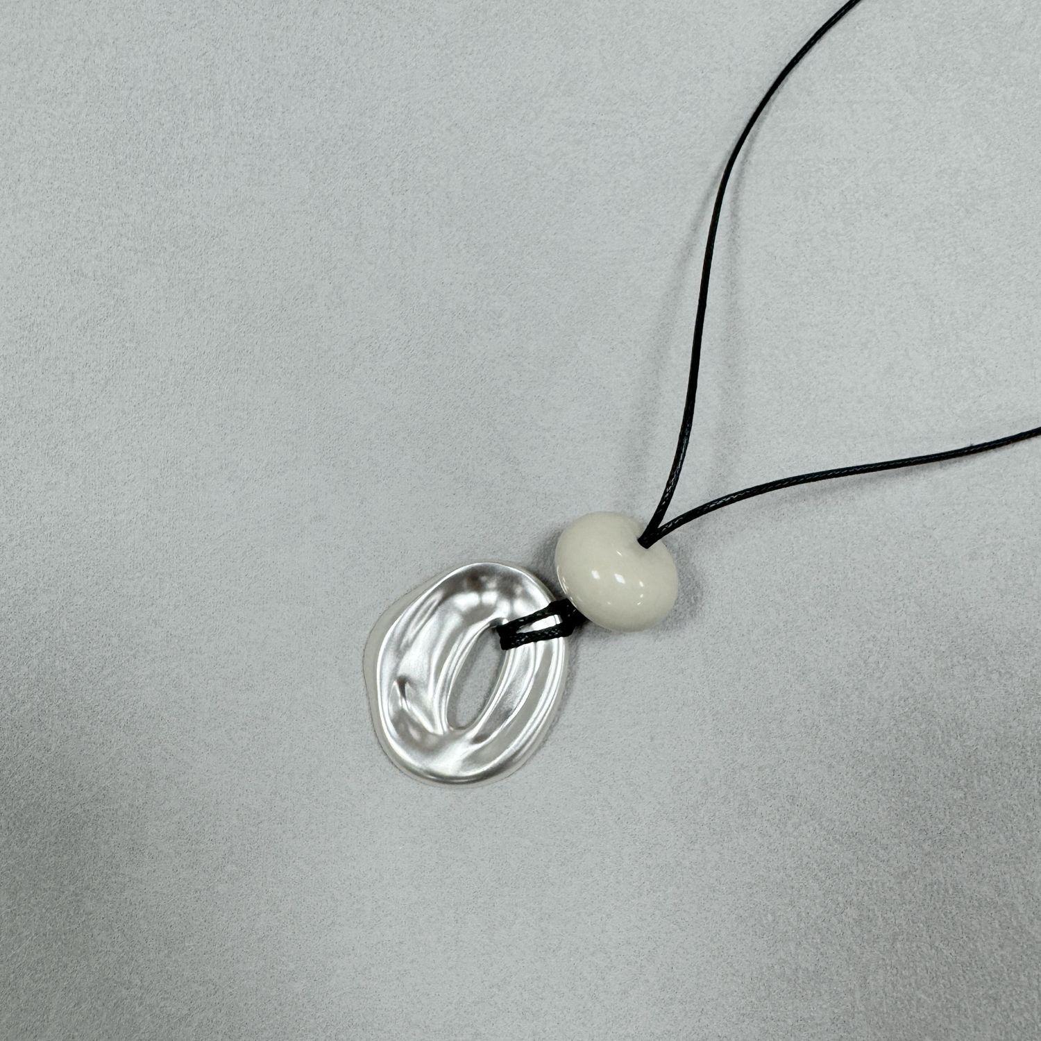 

Матовый кулон Пещера Ветра Длинное ожерелье: Женская новая китайская легкая роскошная цепочка-свитер на шнурке