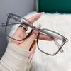 Finished Myopia Glasses for Women Men Square Optical Shortsighted Eyeglasses Student Computer Prescription Minus Eyewear Diopter