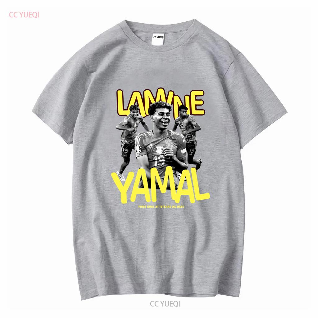 Lamine Yamal First goal at 16 Years 362 Days Old T Shirt vintage Washed Stylish Soft streetwear Unisex homme
