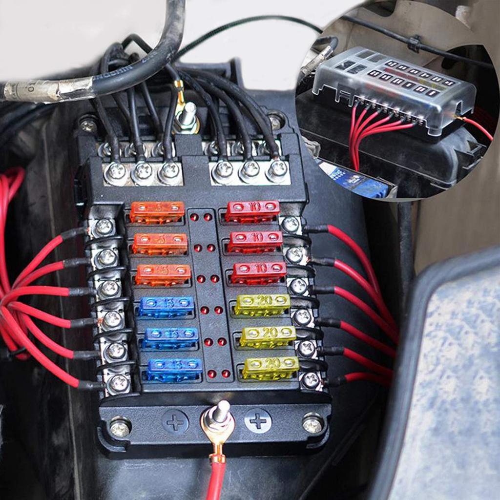 140 Pcs Fuses Automotive Kit - Blade Auto Fuse Assortment Standard And Mini Car Fuse For Marine, RV, Camper, Boat, Truck (5A 7.5A 10A 15A 20A 25A