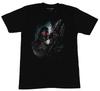 Guardians of the Galaxy Adult New T-shirt Starlord Blaster In Shadow Pic