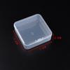 Square Transparent Multipurpose Plastic Storage Box: Ideal for Jewelry, Earphones, Powders, or Small Items.