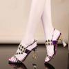 High Heels Sandalen Damen Sommerschuhe Frau Partyschuhe Mode Damen Sandalen Quadratischer Absatz 7cm