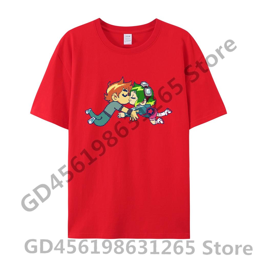 

Scott Pilgrim Takes Off T shirt UnisexWomen Harajuku Kawaii Tops Y2k Unisex Anime Tees Fashion Tops Casual Boysgirls Clothing S