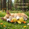 Interactive Squeaky Yellow Duck Plush Toy for Dogs
