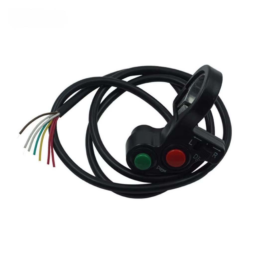 1/2pcs Motorcycle Scooter Electric Bike 7/8" Handlebar Horn Turn Signals Light Controller Switch Modified Parts Handlebar Switch