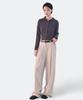 Clace 100% Wool Loose Fit Cardigan With Button Details_Brown