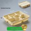 Compostable Divided Disposable Meal Prep Containers