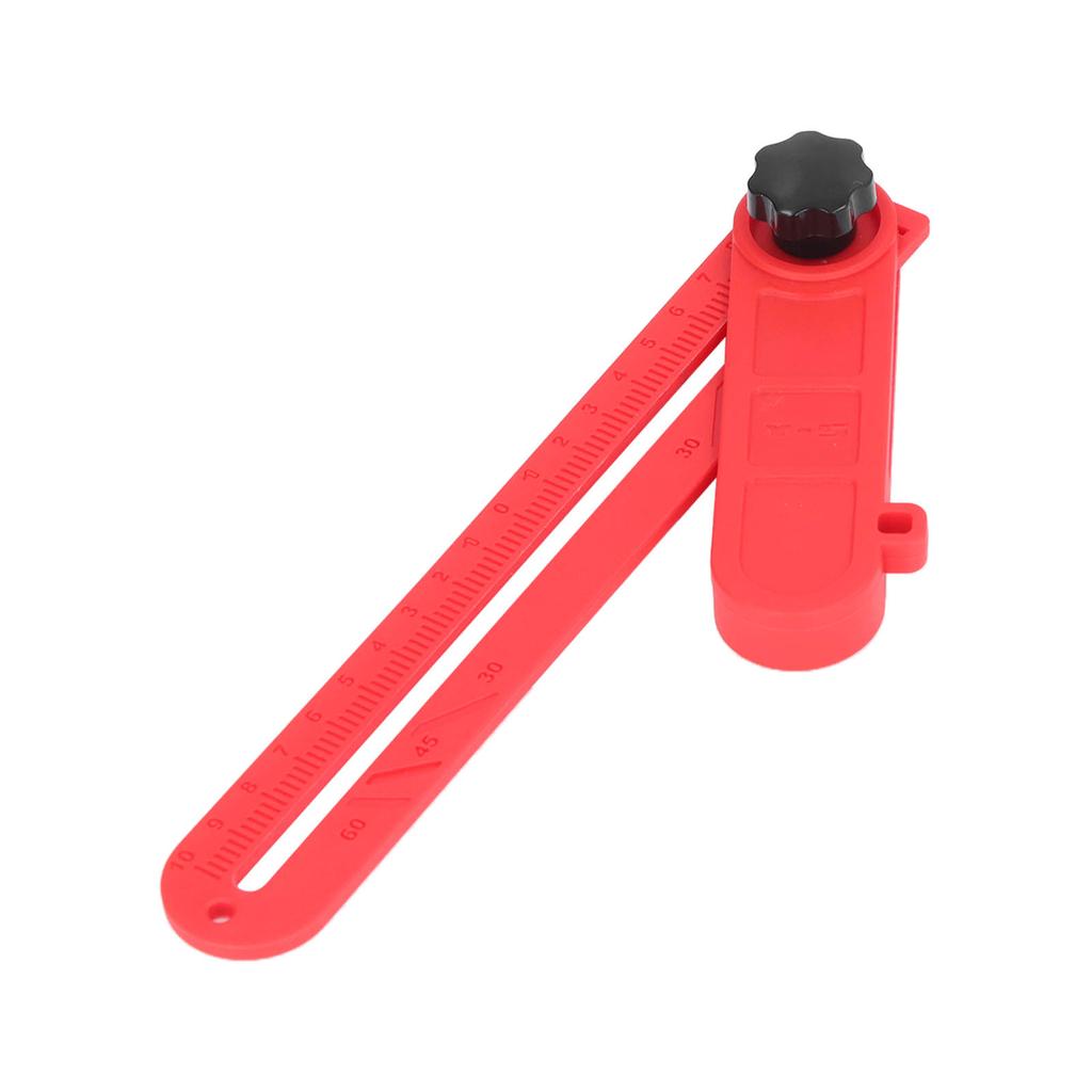 Plastic Angle Measuring Ruler Adjustable DIY Angle Finder Protractor for Woodworking and Home Improvement
