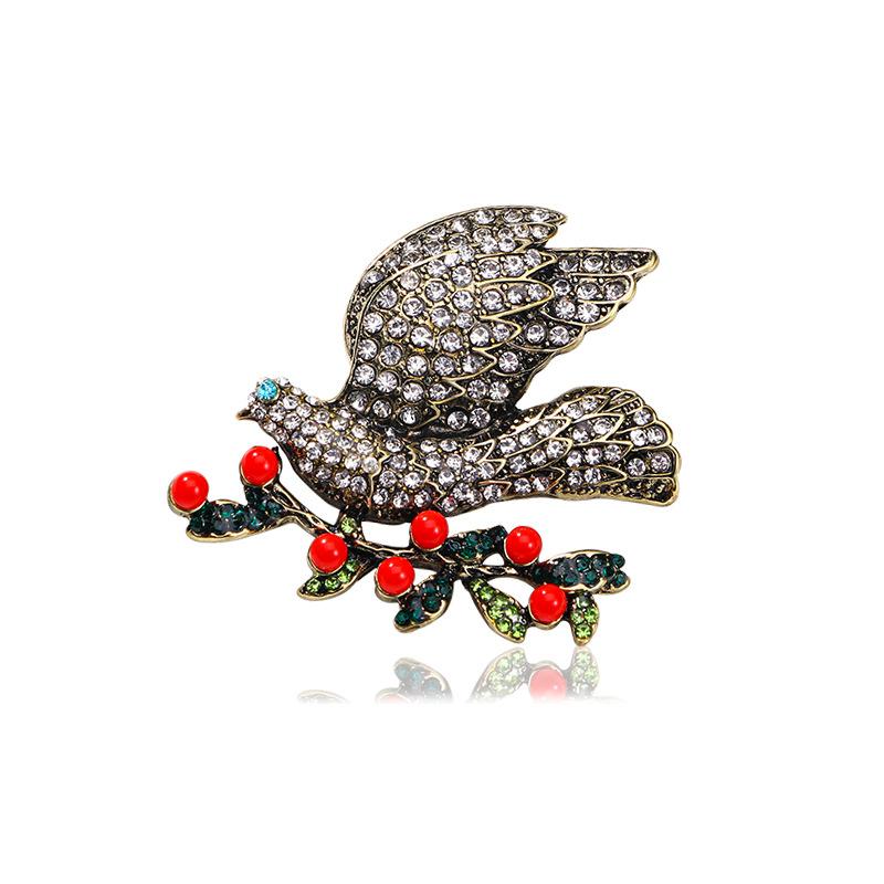 Animal Branch Bird Accessories Bird Brooch
