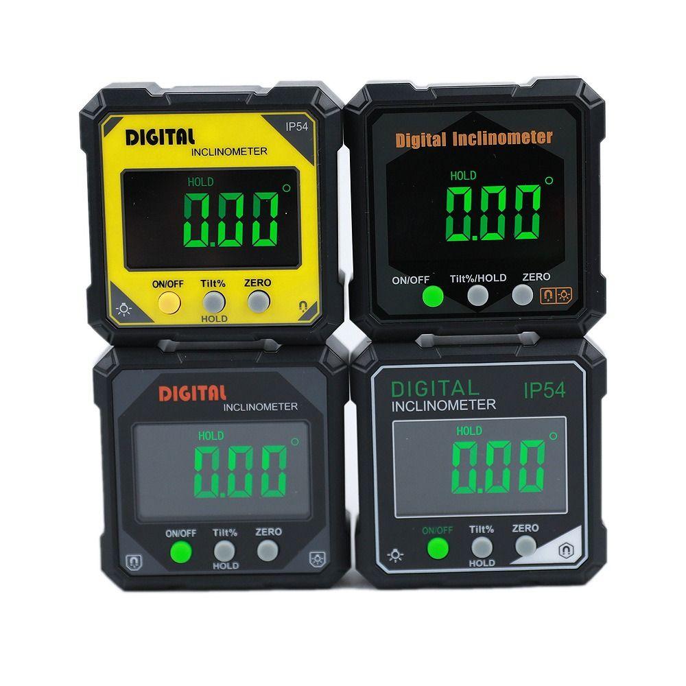 1Pcs Multifunctional Digital Inclinometer LCD Display Angle Level Ruler for Automobile Test