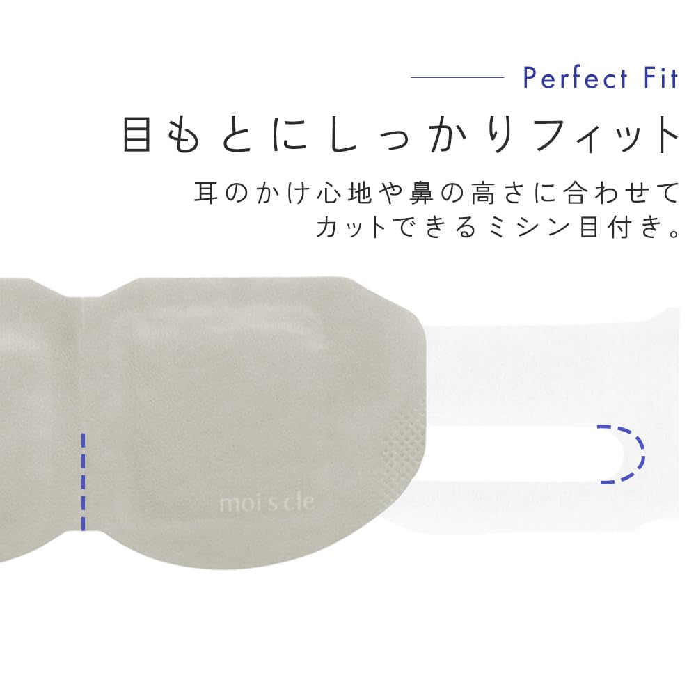 IRIS OHYAMA Moisukuru Gentle Hot Eye Mask, Lavender, 10-Count, HIM-L10