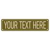 Custom Aluminum Street Sign, Metal Foil, Personalized Name, Indoor/Outdoor, Multi-Scene Wall Decor