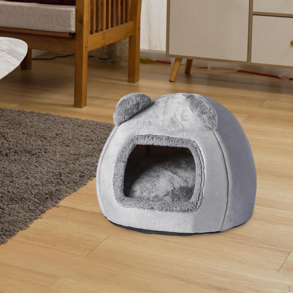 Cat Nest Puppy Bed Dog Washable Portable House for Small Medium Kitten Winter