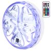 16RGB LED Vodotěsné Světlo do Bazénu Rybníčku Podvodní Světlo Dekorace Krajiny s Dálkovým Ovládáním