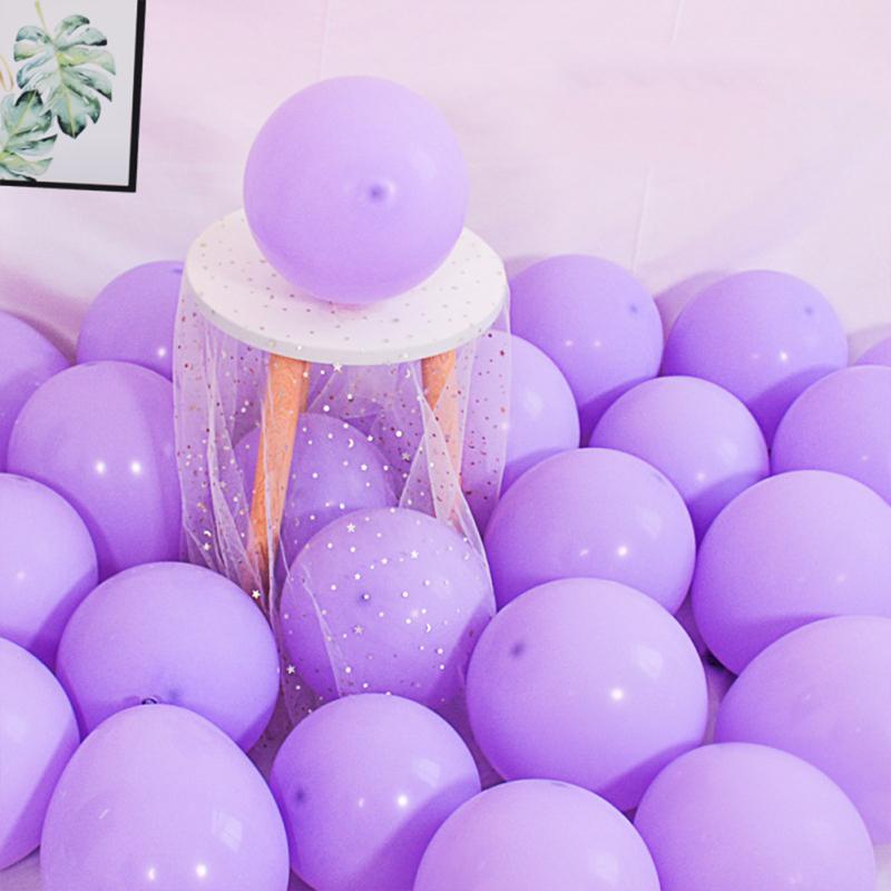 10 Stück 10-Zoll-2,2-g-Latexballons in heller, süßer Macaron-Farbe, verdickt, wiederverwendbar, für Hochzeiten und Feiertage