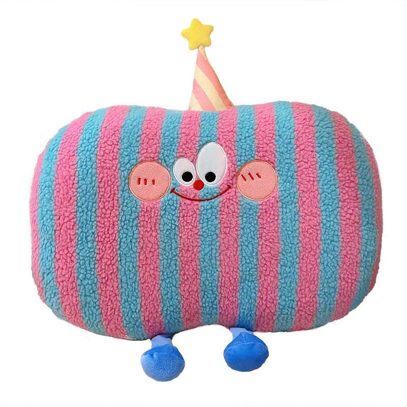 Foam Cartoon Memory Cushion Pillow With Plush Cover For Office Decor Car