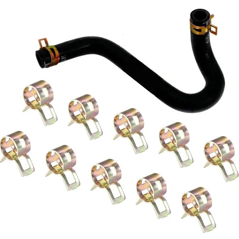 10-50Pcs 4-22mm Fuel Vacuum Silicone Hose Clamp, Auto Spring Clip for Fuel Oil Water Airs Pipe Tube, Auto Car Repair Parts