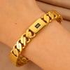 Thin Light Luxury Ing Style Men's Glossy Bracelet