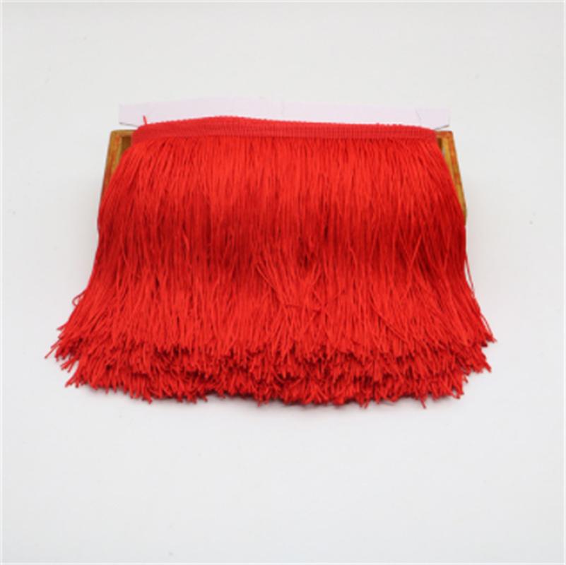 1 yards Long Fringe Lace Tassel Polyester Lace Trim Ribbon Latin dance skirt curtain fringes for sewing DIY Accessories tassle