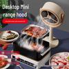 Compact Desktop Range Hood with Strong Suction for Household Use